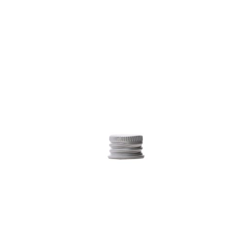 18-410 Silver Aluminum Screw Top Cap