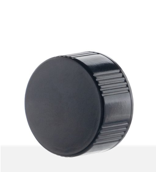 20-400 Black Phenolic Cap w/ Tri-Foil Liner