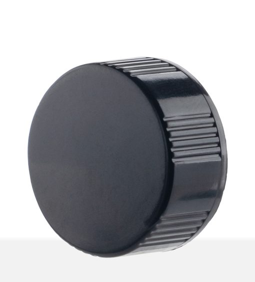 24-400 Black Phenolic Cap w/ Tri-Foil Liner