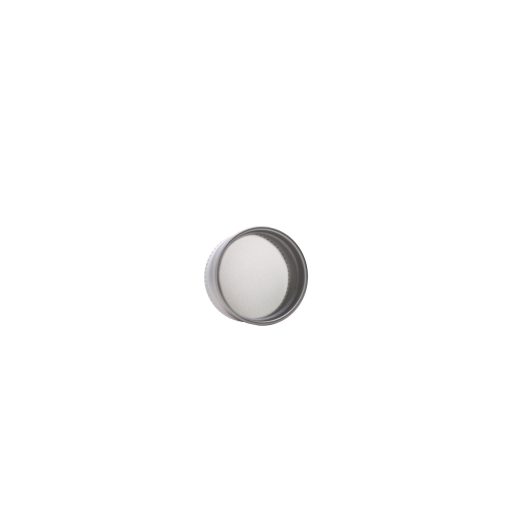 24-410 Silver Aluminum Screw Top Cap