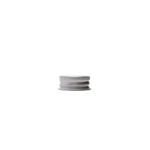 28-400 Silver Aluminum Screw Top Cap