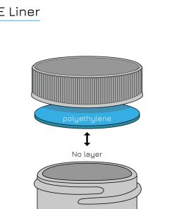 32-400 Silver Aluminum Screw Top Cap