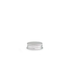 32-400 Silver Aluminum Screw Top Cap
