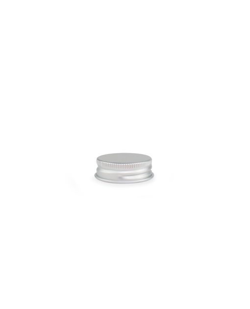 32-400 Silver Aluminum Screw Top Cap