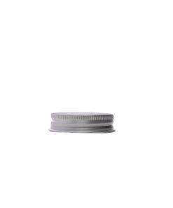 43-400 Silver Aluminum Screw Top Cap