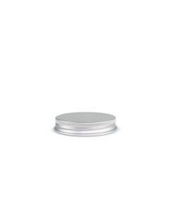 45-400 Silver Aluminum Screw Top Cap