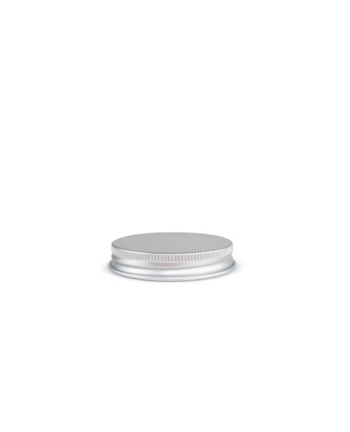 45-400 Silver Aluminum Screw Top Cap