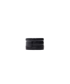 48-400 Black Aluminum Tamper Evident Cap
