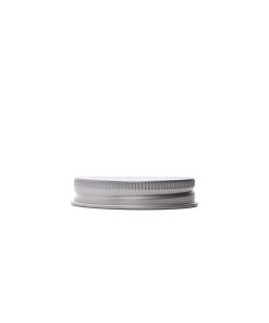 53-400 Silver Aluminum Screw Top Cap