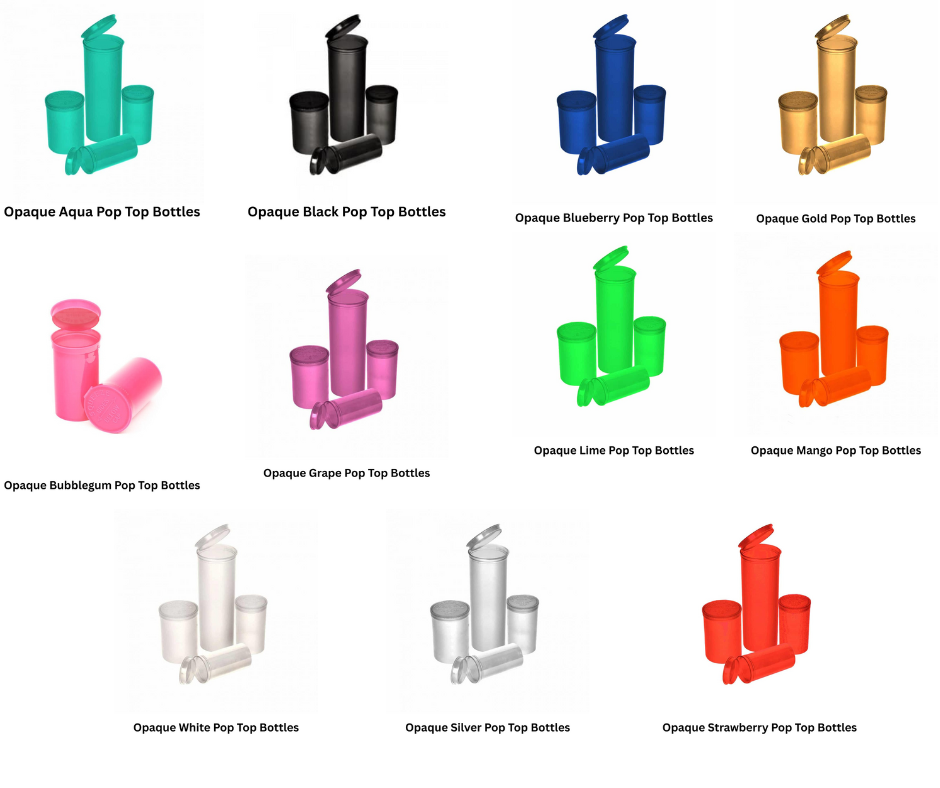 Opaque PHILIPS RX® Child Resistant Pop-Top Vials