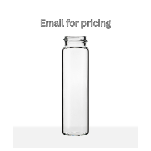 9 Dram Clear Borosilicate Glass Capsule Vial
