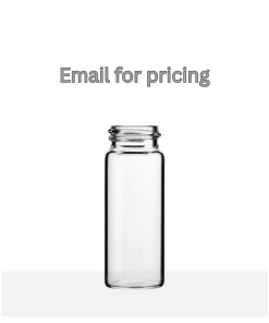 6 Dram Clear Borosilicate Glass Capsule Vial