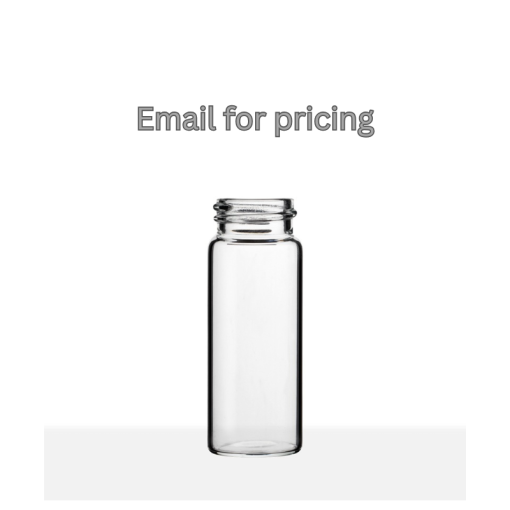 6 Dram Clear Borosilicate Glass Capsule Vial