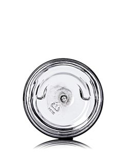 1/2 oz clear PET plastic single wall jar with 33-400 neck finish