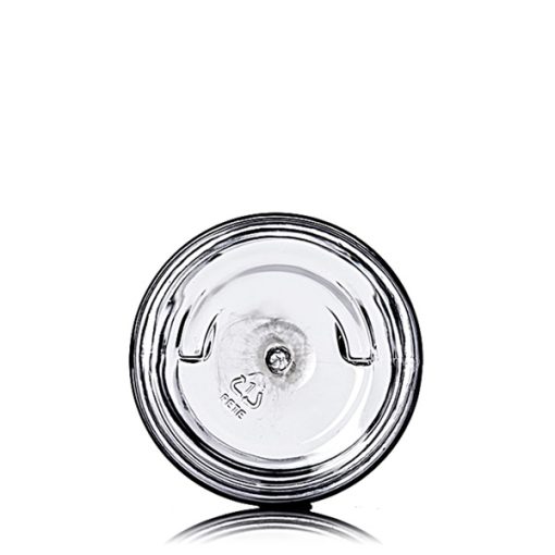1/2 oz clear PET plastic single wall jar with 33-400 neck finish
