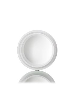 1/4 oz white PP plastic double wall straight base jar with 33-400 neck finish