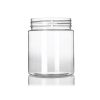 12 oz clear PET plastic single wall jar with 70-400 neck finish