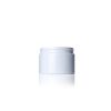 12 oz white PET plastic single wall jar with 89-400 neck finish