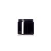 16 oz black PET plastic single wall jar with 89-400 neck finish