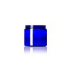 16 oz cobalt blue PET plastic single wall jar with 89-400 neck finish