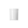 16 oz white PP plastic single wall jar with 89-400 neck finish