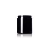 19 oz black PET plastic single wall jar with 89-400 neck finish