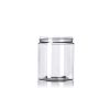 19 oz clear PET plastic single wall jar with 89-400 neck finish
