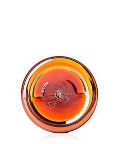2 oz amber PET plastic single wall UV protection jar with 48-400 neck finish
