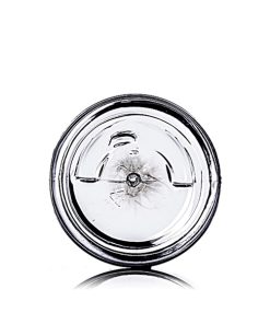 2 oz clear PET plastic single wall jar with 48-400 neck finish