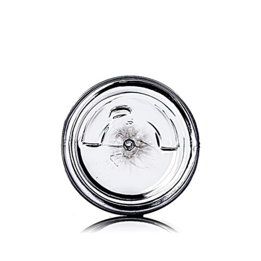 2 oz clear PET plastic single wall jar with 48-400 neck finish
