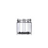 2 oz clear PET plastic single wall jar with 48-400 neck finish