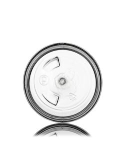 3 oz (100 mL) clear PET plastic single wall jar with 58-400 neck finish