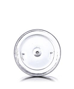 32 oz clear PET plastic single wall jar with 89-400 neck finish