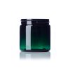 4 oz green PET plastic single wall jar with 58-400 neck finish