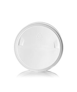 55 oz white HDPE plastic wide-mouth container with 120 mm triple thread neck finish
