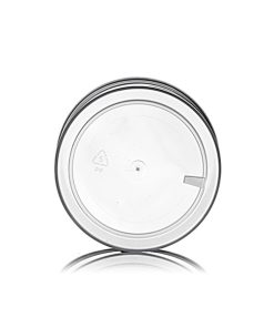 6 oz natural-colored PP plastic single wall jar with 70-400 neck finish