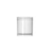6 oz natural-colored PP plastic single wall jar with 70-400 neck finish