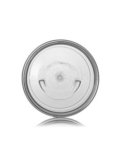 8 oz clear PET plastic single wall jar with 89-400 neck finish