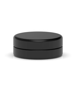 Round Child Resistant Screw Top Tins – Matte Black
