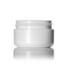 1/2 oz white PP plastic double wall round base jar with 48-400 neck finish