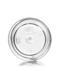 1/4 oz gray PS plastic thick wall jar with 33-400 neck finish