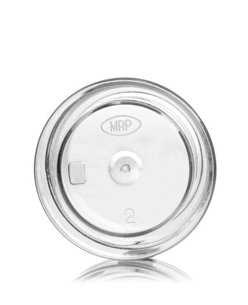 1/4 oz clear PS plastic thick wall jar