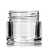 1/4 oz clear PS plastic thick wall jar