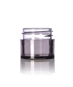 1/4 oz gray PS plastic thick wall jar with 33-400 neck finish