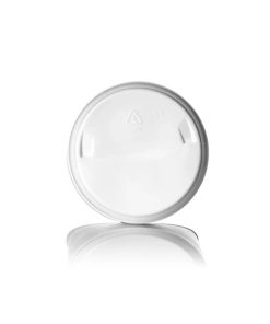 100 oz white HDPE plastic single wall canister 120mm triple thread neck finish