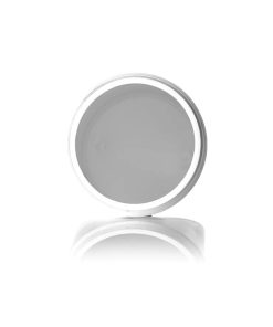 100 oz white HDPE plastic single wall canister 120mm triple thread neck finish