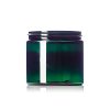 16 oz green PET plastic single wall jar with 89-400 neck finish