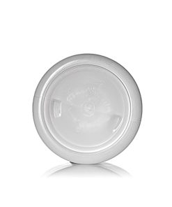 16 oz natural-colored HDPE plastic single wall jar with 89-400 neck finish