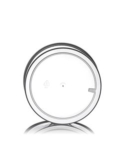 16 oz natural-colored PP plastic single wall jar with 89-400 neck finish