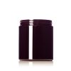 19 oz dark amber PET plastic single wall jar with 89-400 neck finish